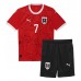 Austria Marko Arnautovic #7 Replica Home Minikit Euro 2024 Short Sleeve (+ pants)